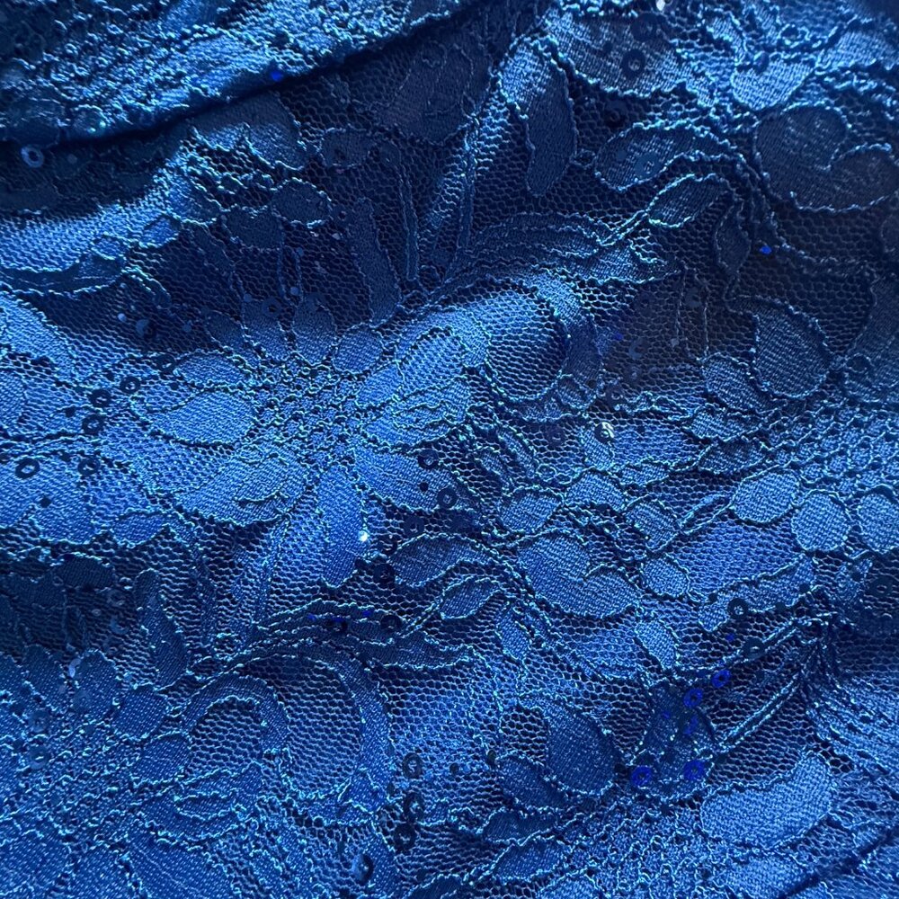 📌Ronni Nicole Lace Unique Layered Evening Dress Perfect For Any Formal Occasion - Picture 13 of 16